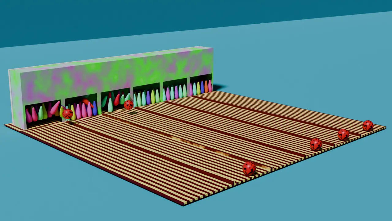 Ball Run — 3D animation by Pix and Poly