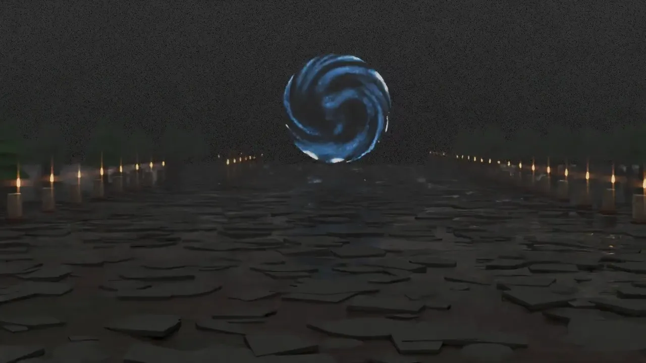 Candles Light Path to Portal — 3D animation by Pix and Poly