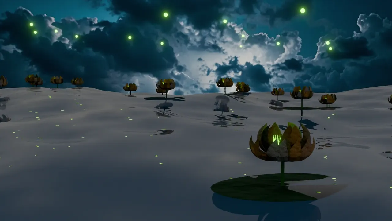 Magical Flower Blossom — 3D animation still