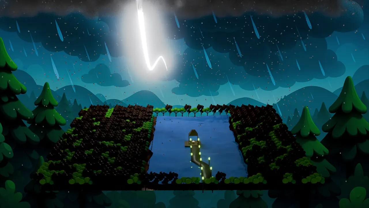 Forest Palace in the Storm — 3D animation by Pix and Poly